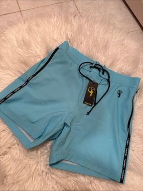 Tucann Men's Turquoise Swim Trunks